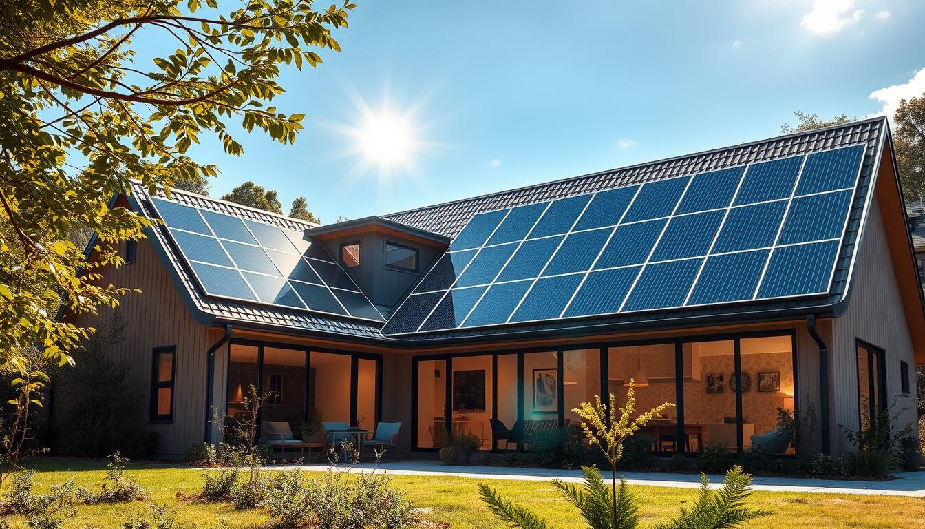 What is active solar heating?