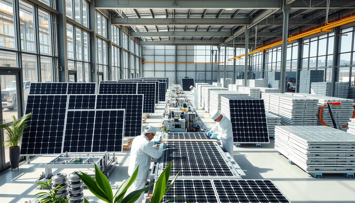 solar panel manufacturing