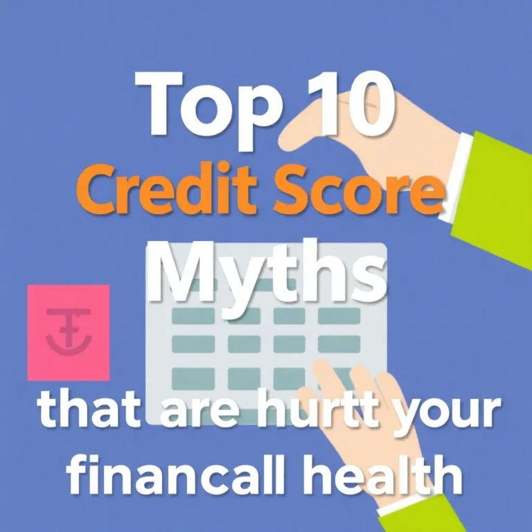 Top 10 credit score myths that are hurting your financial health