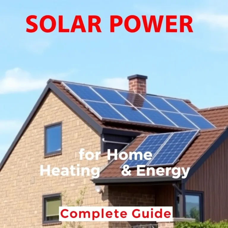 Solar Power for Home Heating & Energy: Complete Guide