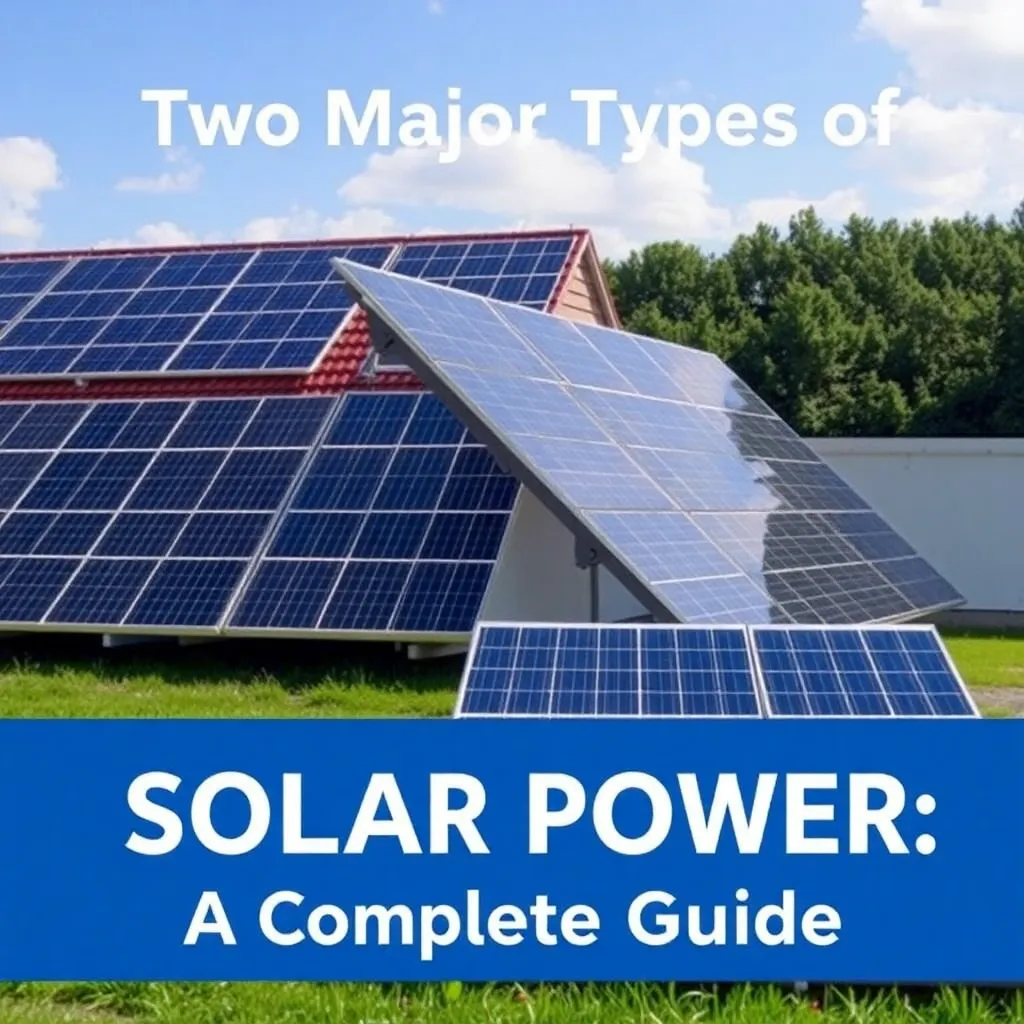 Two Major Types of Solar Power: A Complete Guide