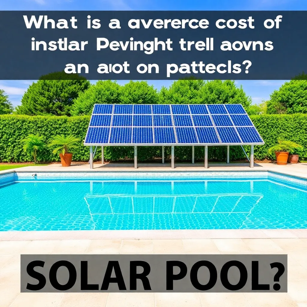 What is the average cost of installing solar panels on a pool?