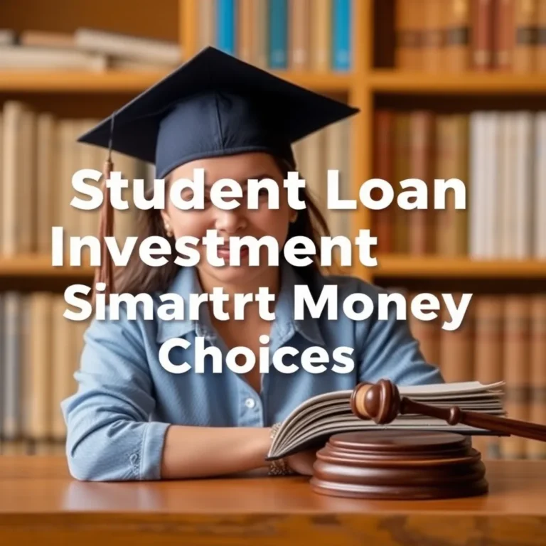 Student Loan Investment: Legal and Smart Money Choices