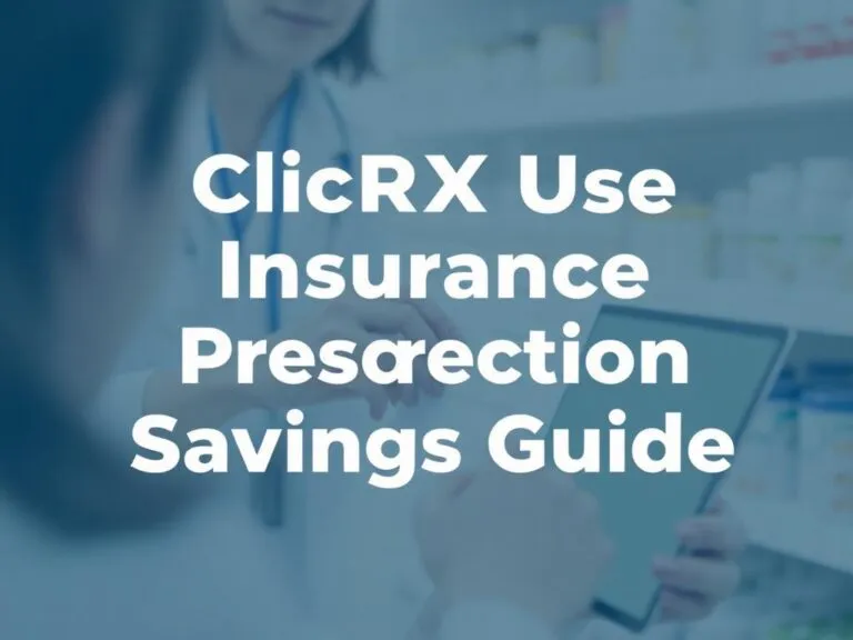 does clicrx use insurance